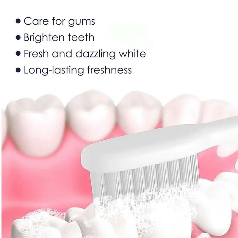 Pasta gigi pemutih kerusakan gigi 120g, pasta gigi pemutih ke noda gigi buruk bertindak cepat untuk napas kuning menghilangkan pemutih mulut segar B6Z3