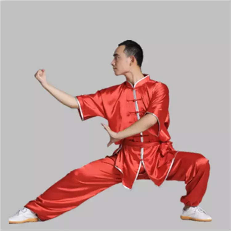 Uniforme de la chapelle Tai chinoise ShaCristKung Fu, vêtements de Wushu, costume d'art martial trempé, Wing Chun, représentation sur scène