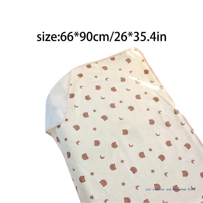 67JC Tấm lót nước tiểu cho trẻ sơ sinh có thể giặt được Nhanh khô & Bộ bảo vệ giường thoải mái cho trẻ
