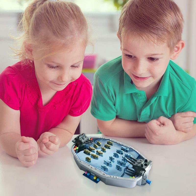 Dzieci katapulta marmurowa zabawka katapulta bitwa planszowa zagraj rodzic-dziecko podwójna automat do gier edukacyjna 2-osobowa bitwa gry stołowe