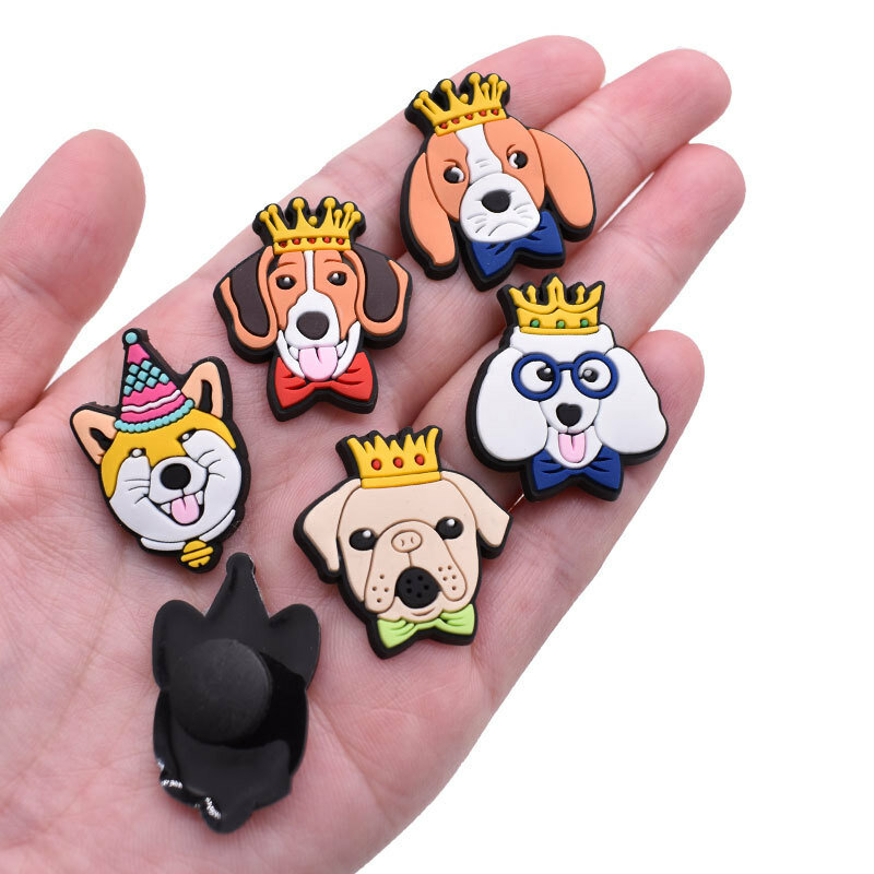 Hot Sales New Arrivals Dog Birthday Shoe Charms Pin For Croc Accessories Shoe Decoration Kids Adult Christmas Party Gifts