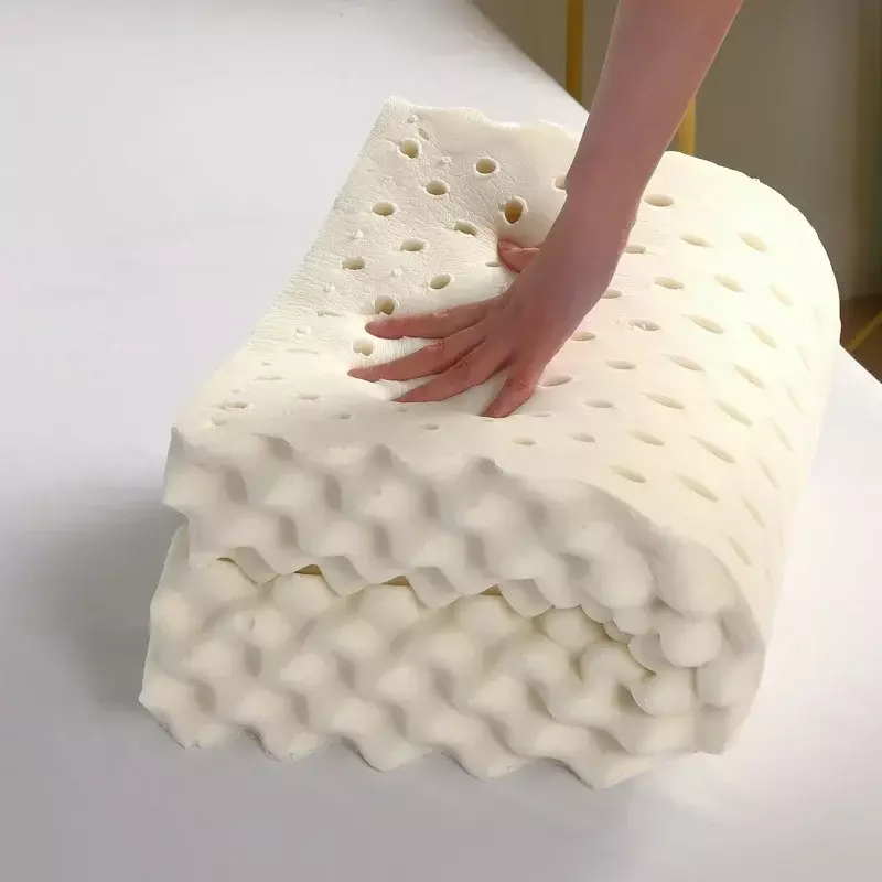 Granulowana poduszka lateksowa 40x60cm z zmywalnymi poszewkami na poduszki z czystej bawełny Masaż 3D Poduszki lateksowe z dużymi cząsteczkami Rdzeń poduszki lateksowej