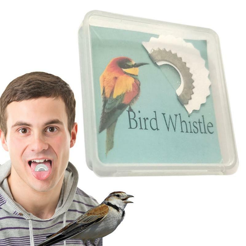 Bird Whistle Magic Fun Bird Caller Tongue Whistle Bird Caller Tongue Whistle Tweeting Noisemaker Toys Tricks Gag Music Toys