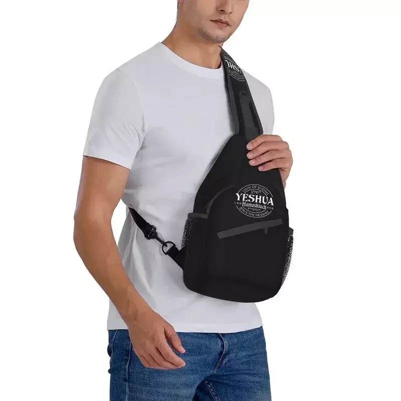 Модные сумки-слинги Christian Yeshua с Иисусом для путешествий пеших прогулок мужской религиозный верный рюкзак через плечо нагрудный рюкзак