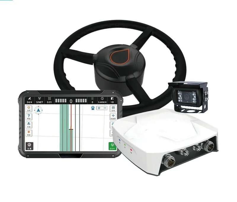 Sistema de dirección automatizado integrado para Tractor agrícola, sistema de navegación automático de precisión para NX510