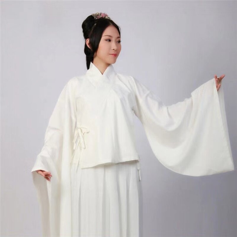 Ancient Traditional Pajamas Women's Inner Garments Ming Dynasty Hanfu Base Wear Chinese Male Female Home Cos Sleeping Clothing