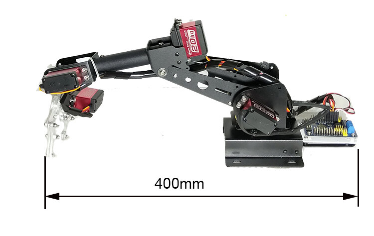 Ps2 Control 6 DOF Robot lengan Gripper cakar uap Diy Manipulator untuk Arduino STM32 Robot dengan 6 buah 180 derajat Robot yang dapat diprogram