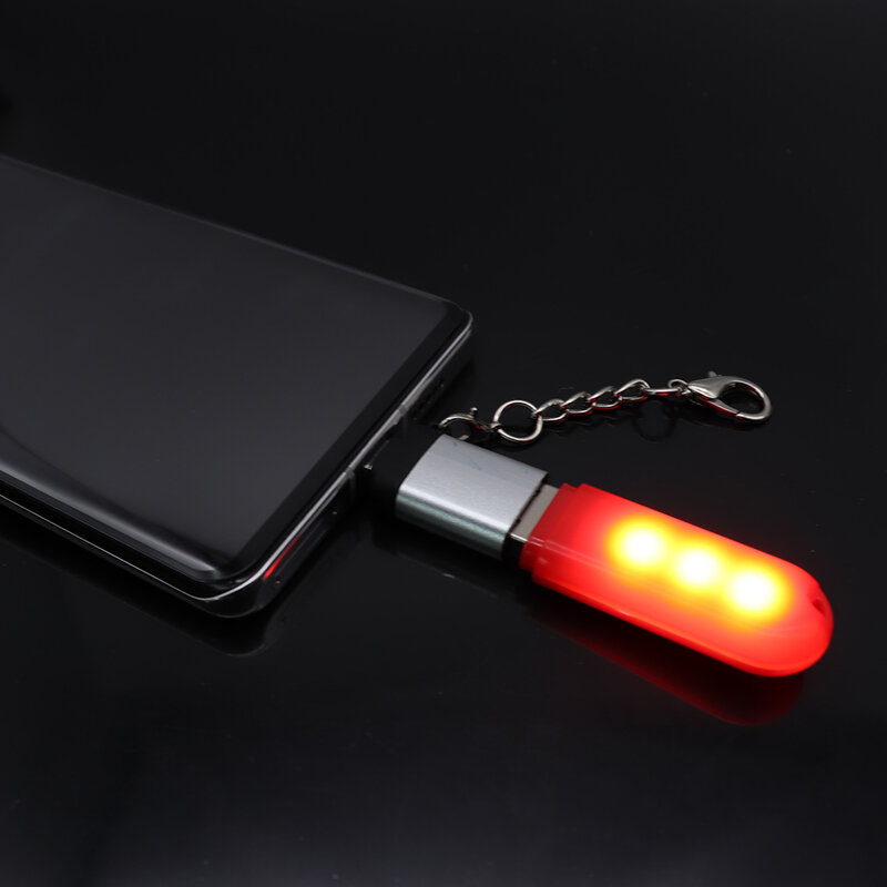 LED USB 밤 빛 휴대용 U 디스크 램프 3LED 1.5W 독서 램프 다채로운 미니 책 조명 DC5V 보조베터리 전원 캠핑 전구