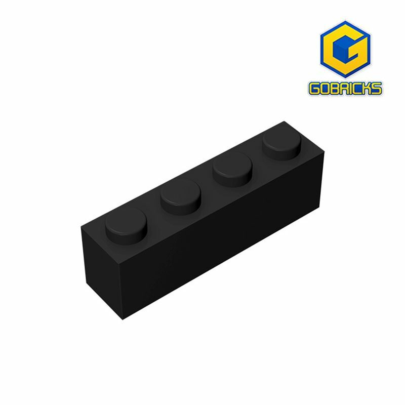 Gobricks-Briques 10Psc 3010 MOC 1x4, compatibles avec les blocs de construction, pièces de bricolage, jouets pour enfants