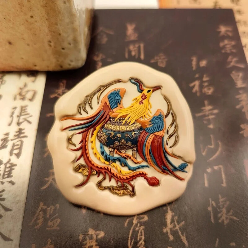 Cabeza de sello de laca de animales, sello de sobre de invitación de cabeza de cobre tallado fino multicapa, juguete de sello hecho a mano, alivio especial