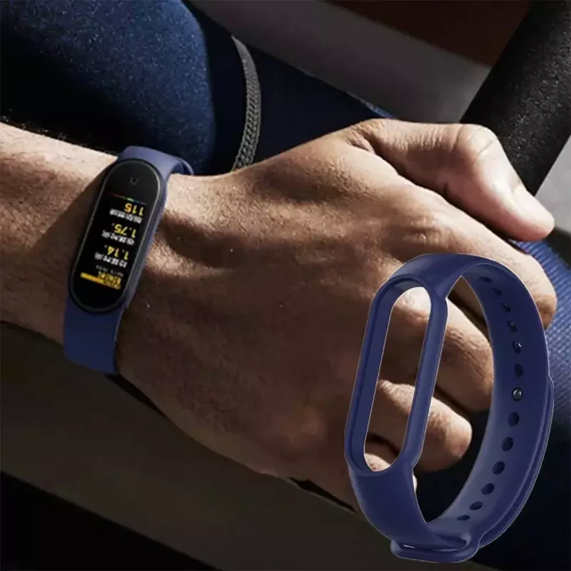 Watchband for Xiaomi Mi Band 7 6 NFC bracelet silicone Sport watch wristband Miband 4 Belt pulsera correa mi band 3 4 5 7 strap