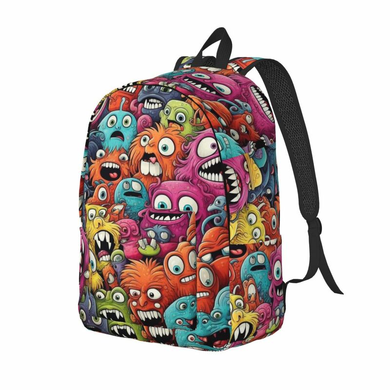 Mochila de dibujos animados de monstruo de Halloween para niño y niña, mochila escolar para estudiantes adolescentes, mochila de día, bolsa primaria, regalo