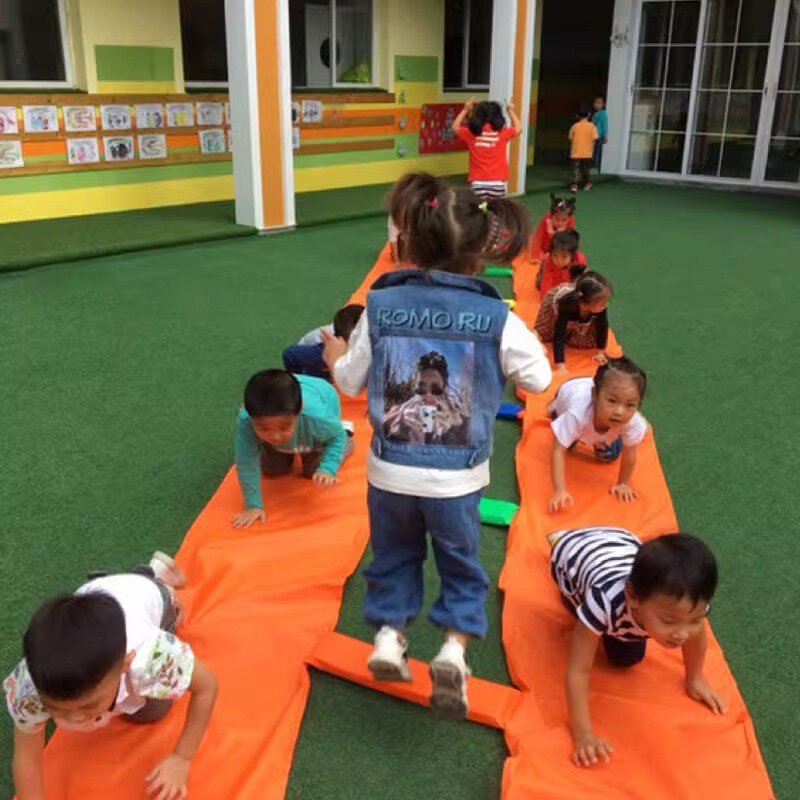 Crianças de Treinamento Sensorial Jogo Adereços, Rastejando Buracos, Jumping Games for Kid, Indoor, Outdoor, Espessado, Novo