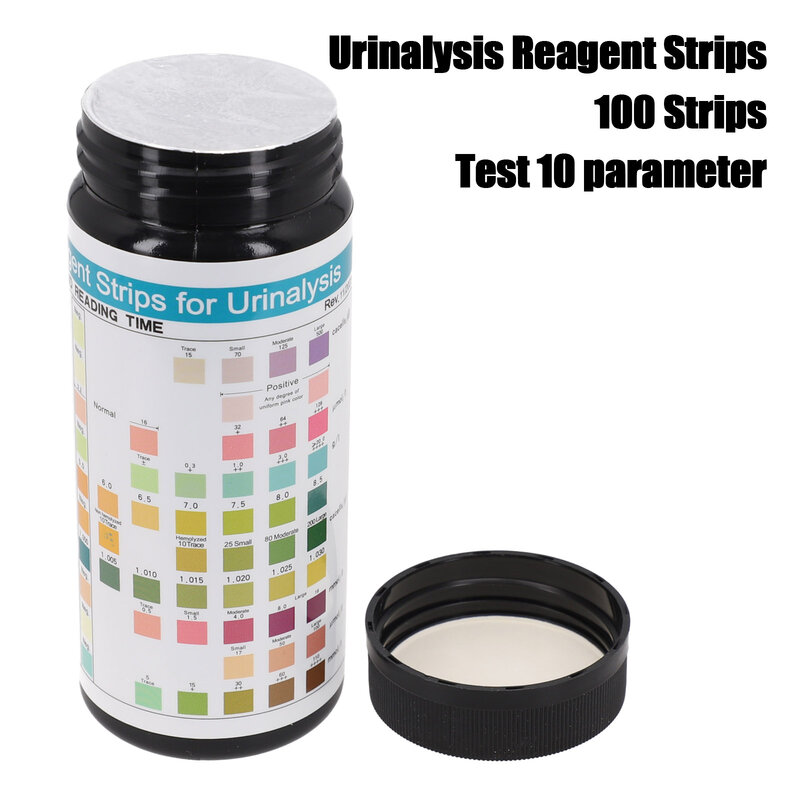 URS-10T Urine Test Strips Strips Test 100 Strips For Urine Testing URS-10T Urine Test Strips Leukocytes Nitrite