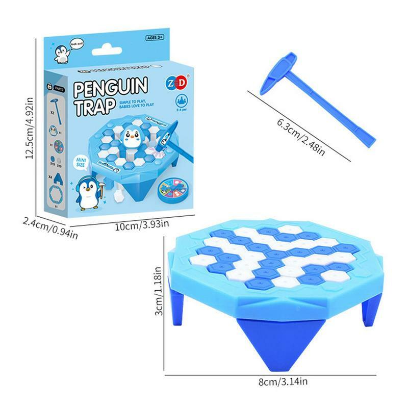 Penguin Ice Breaking Game for Children, Interactive Pai-Filho, Engraçado, Família, Trap Toys, Desktop, Cubos de Gelo, Equilíbrio, Salvar