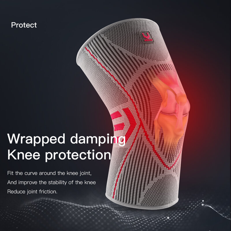 1PCS Knee Support Nylon Sports Fitness Compression Sleeves Kneepads for Arthritis Joint Cycling Running