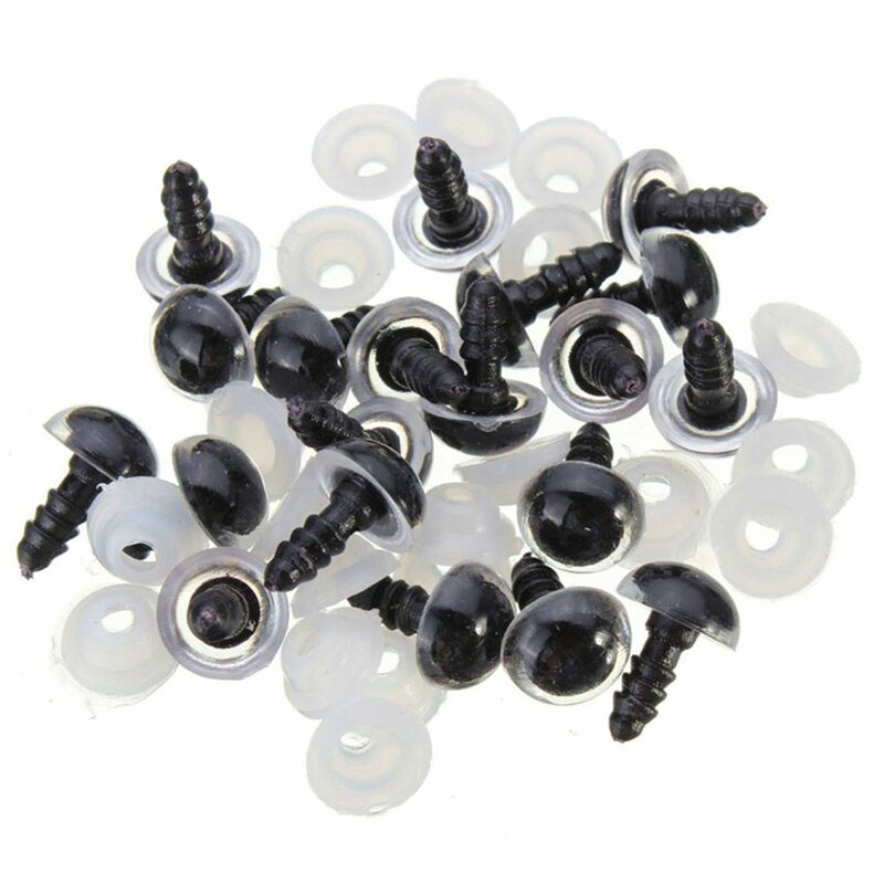 Gifts Stuffed DIY Safety Mix Color Puppet Plastic Toys 8mm Doll Eyes Animal 100pcs