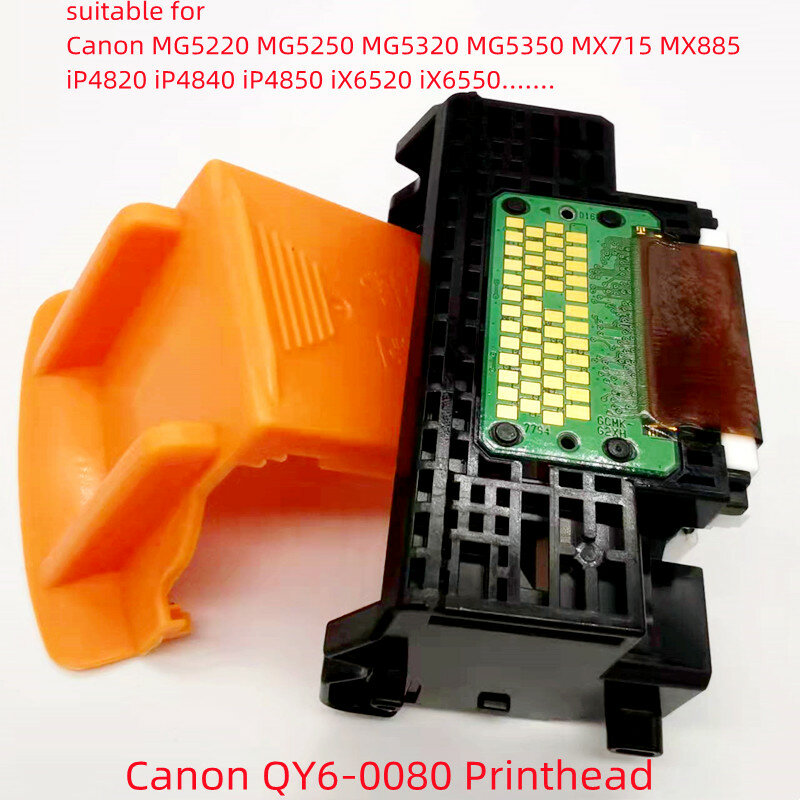 Oryginalny QY6-0080 głowicy drukującej głowica drukująca do Canon iP4820 iP4840 iP4850 iX6520 iX6550 MG5220 MG5250 MG5320 MG5350 MX715 MX885