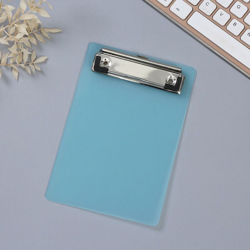 Writing Sheet Pad Mini A6 File Folder With Low Profile Gold Clip Writing Tablet Writing Clipboard Document Folder Writing Pad