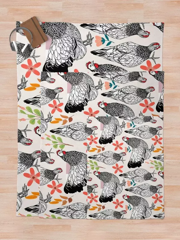 치킨 패턴 던지기 담요 침대, 두꺼운 코스프레 애니메이션 담요, 럭셔리 침구, 여름