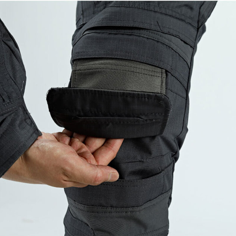 Pantalones Cargo para exteriores para hombre, resistentes al desgaste, múltiples bolsillos, pantalones de entrenamiento de senderismo, pantalones sueltos impermeables, primavera y otoño