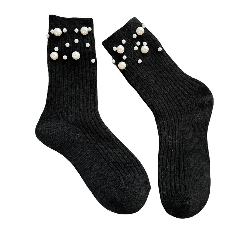 Warmer Winter verdickt warme Socken schweiß absorbierende und atmungsaktive weiche und haut freundliche Kaninchenhaar-Thermo-Crew-Socken