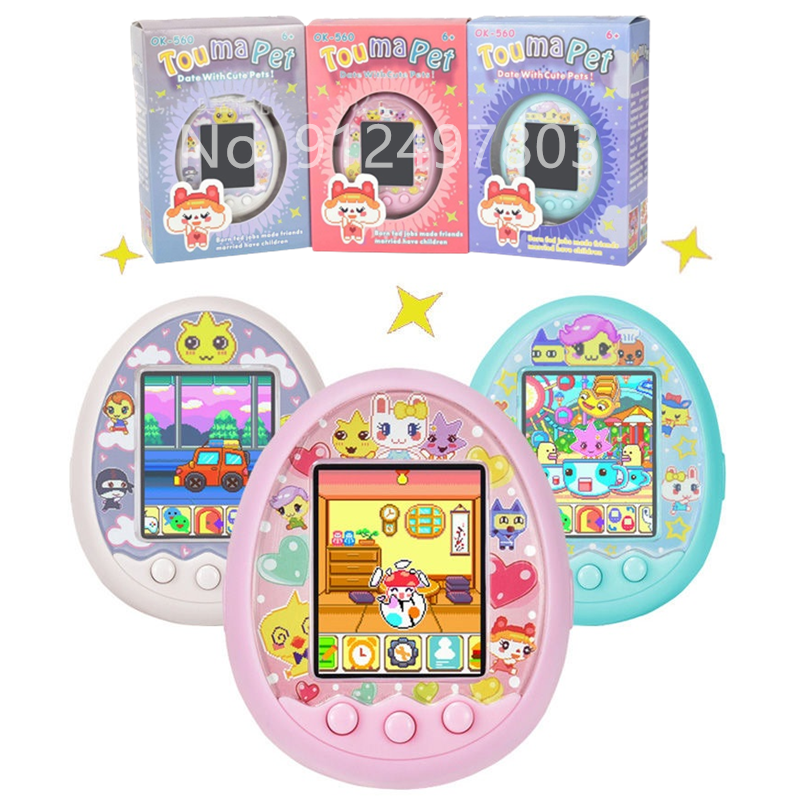 Tamagotchis Funny Kids Electronic Pets Toys Nostalgic Pet In One Virtual Cyber Pet Interactive Toy schermo digitale E-pet Color HD