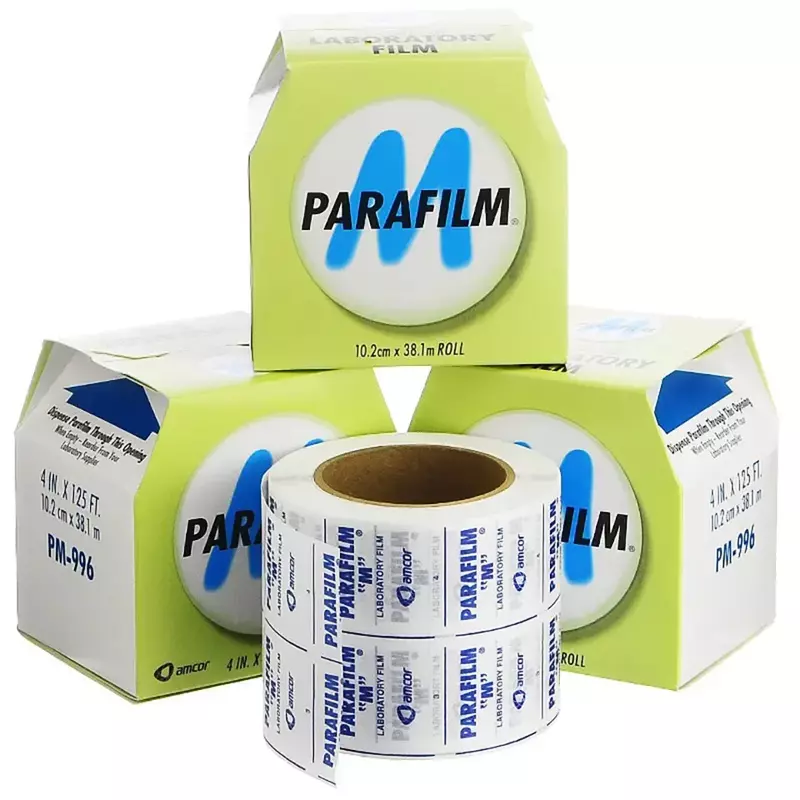 Parafilm M Pm996 PM992 Purpose Laboratory Film Biological Wrap Red Wine Champagne Bottle Sealed Roll Retain Freshness Dust-Proof