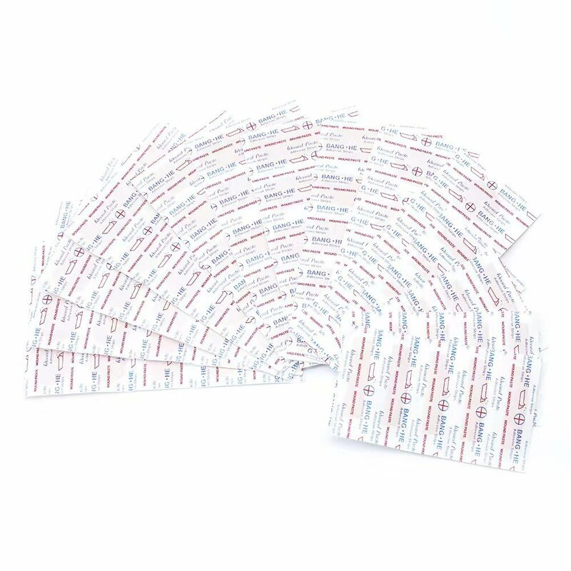 100Pcs/lot Waterproof Patches Wound Strips Adhesive Plasters Medical Anti-Bacteria Bandages for Home Travel Dressing Band-aids