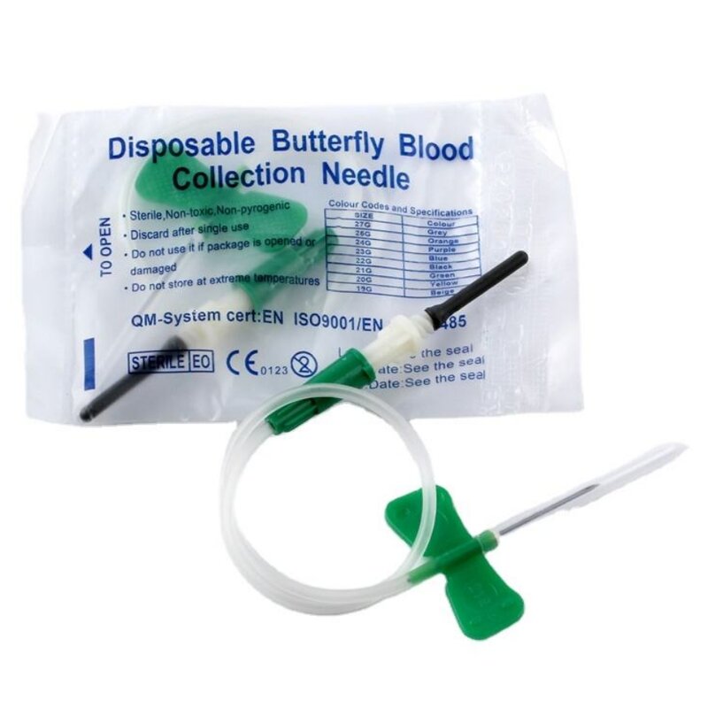 Disposable Safety Butterfly Needle 21G 23G