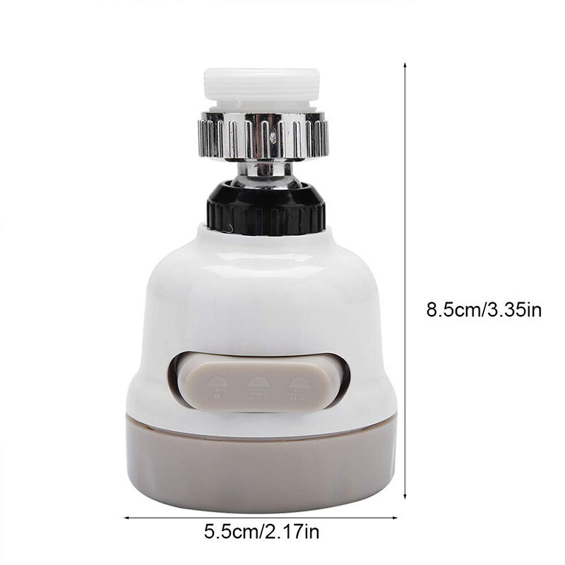 WIKHOSTAR 360 Degree Rotatable Flexible Water Saving Faucet Sprayer Adjustable Faucet Water Saving Filter Tap Kitchen Gadgets