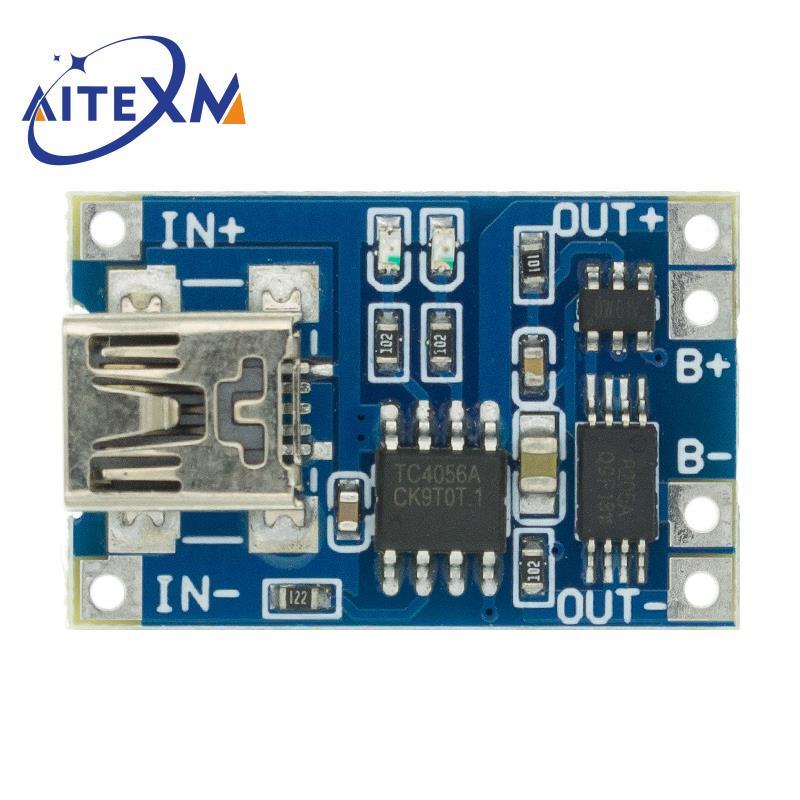 Type-c / Micro USB 5V 1A 18650 TP4056 Lithium Battery Charger Module Charging Board With Protection Dual Functions Protect Board