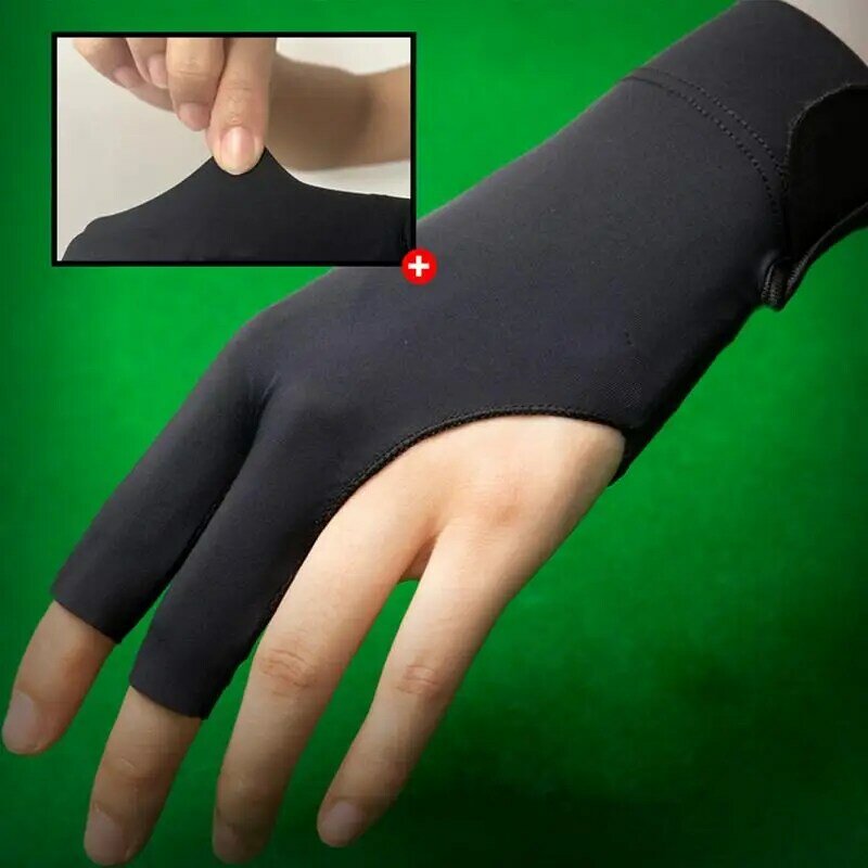 Pool Gloves Billiards 1PC Anti-slip Snooker Cue Sport Gloves Sports Gear For Novice And Professionals Wear On The Left Hand