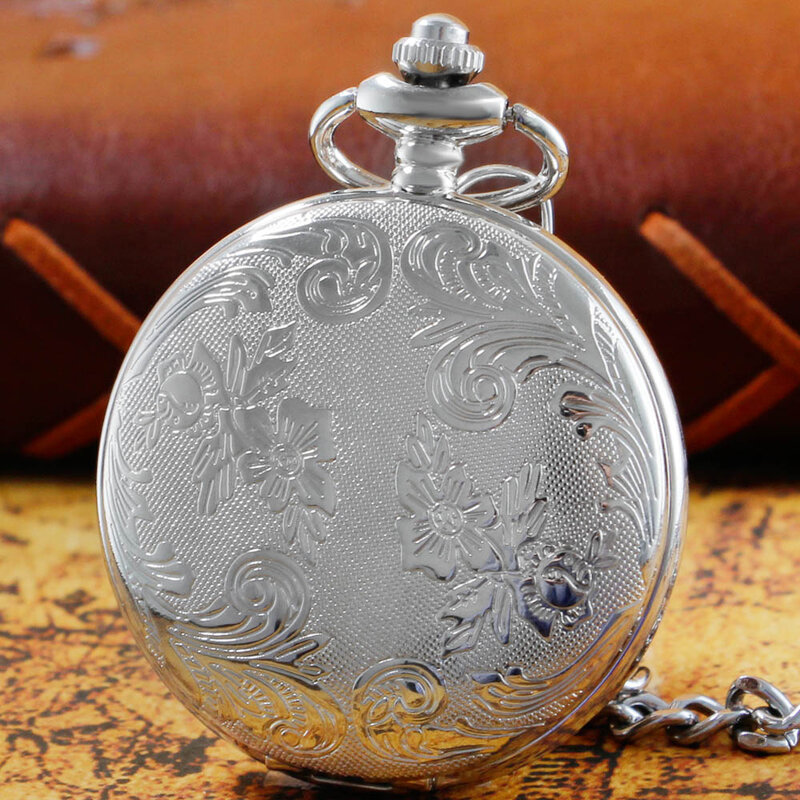 Minimalism Vintage นาฬิกาส่วนบุคคล Roma Amber Dial จี้ Quartz Movement นาฬิกาพ็อกเก็ตนาฬิกาของที่ระลึกของขวัญアンティーク