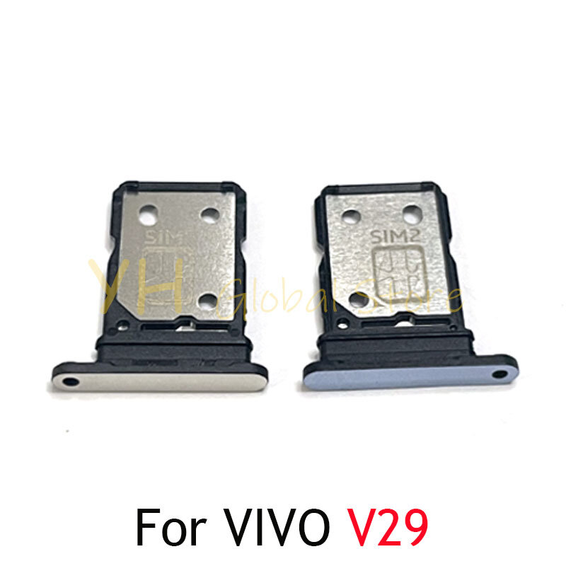 20 Stuks Voor Vivo V5 V9 V15 V17 V19 V20 V21 V 21S V23e V27e V29 Y85 Z1 Pro Lite Sim Kaart Sleuf Lade Houder Sim Kaart Reparatie Onderdelen