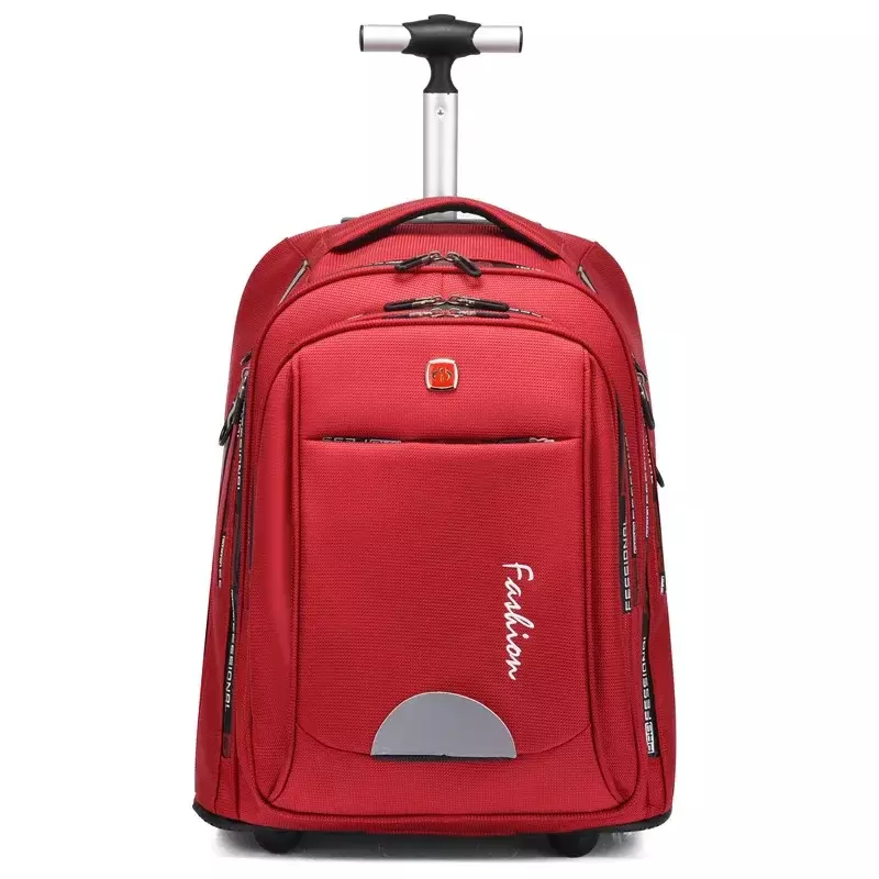 Mochila GRANDE con ruedas grandes para hombre y mujer, bolsa de viaje ligera, bolsa de equipaje, caja de barra de Dibujo para campamento al aire libre