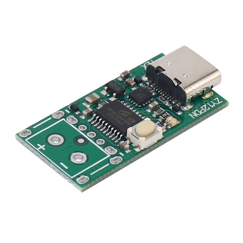 Módulo de fuente de alimentación USB-C PD2.0/3,0 a cc, señuelo, disparador de carga rápida, sondeo, Detector, probador (ZY12PDN)