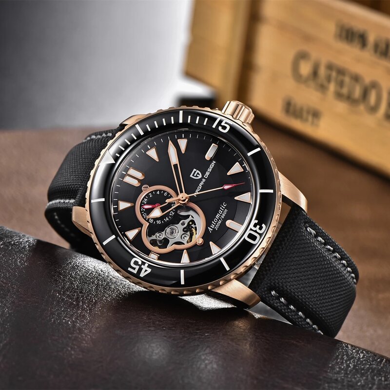 2022 PAGANI Men's Watch Stainless Steel Automatic Mechanical Wristwatch Sapphire Business Waterproof Clock Japanese Watch