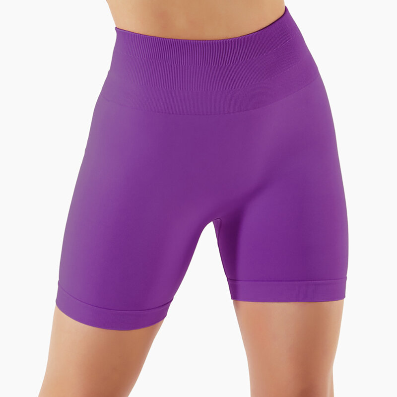 Sem costura calças de ciclo esporte curto feminino gym calças de yoga leggings de fitness empurrar para cima collants roupa de ginástica sem costura leggings