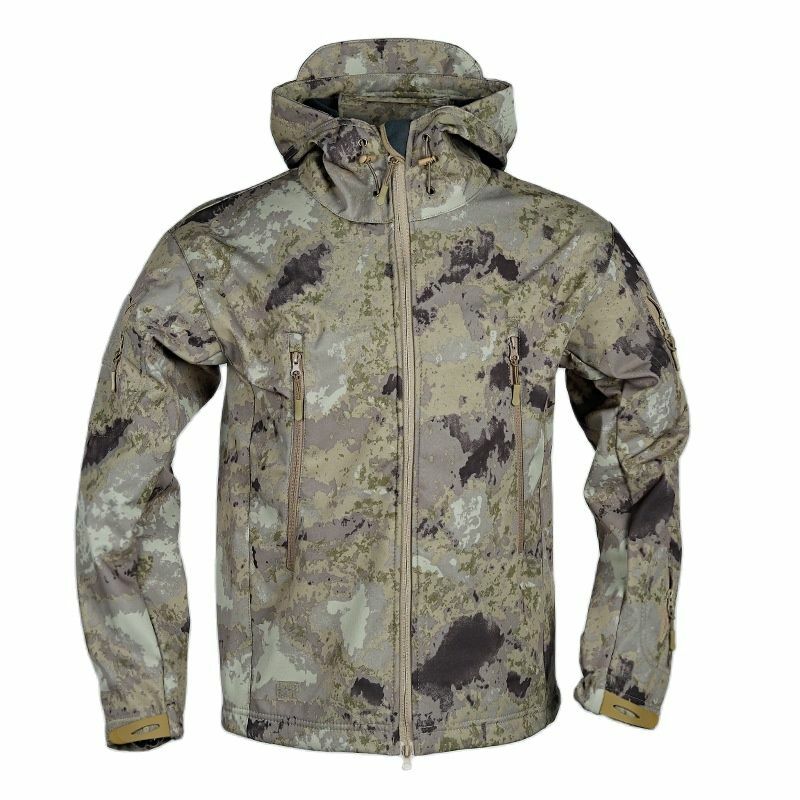 冬の釣り用フード付きジャケット,ソフトシェル,厚みのある,防風,キャンプや釣り用