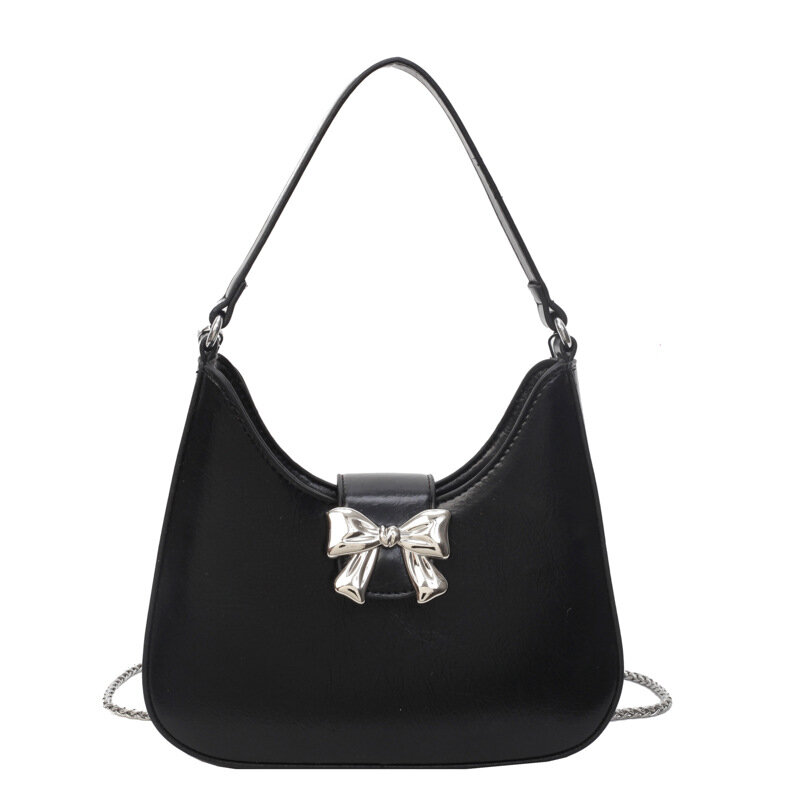 Сумка на одно плечо, ручные сумки для женщин, модная высококачественная повседневная сумка через плечо с цепочкой, Универсальная роскошная сумка-мессенджер