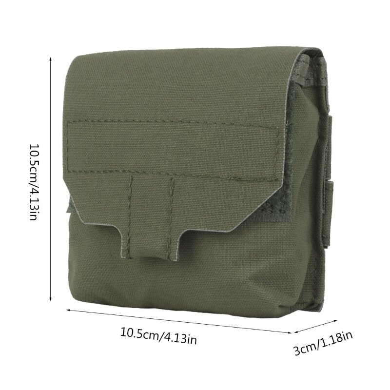 Bolsa multiusos nailon, bolsa pequeña utilidad ligera, cinturón táctico, bolsa comestibles para caza libre y
