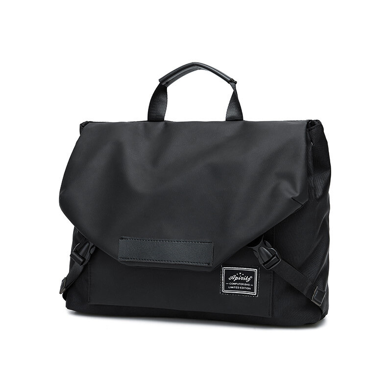 Slip impermeabili borsa per Laptop con manico in Oxford solido per donna uomo tracolla di grande capacità borsa da lavoro a tracolla