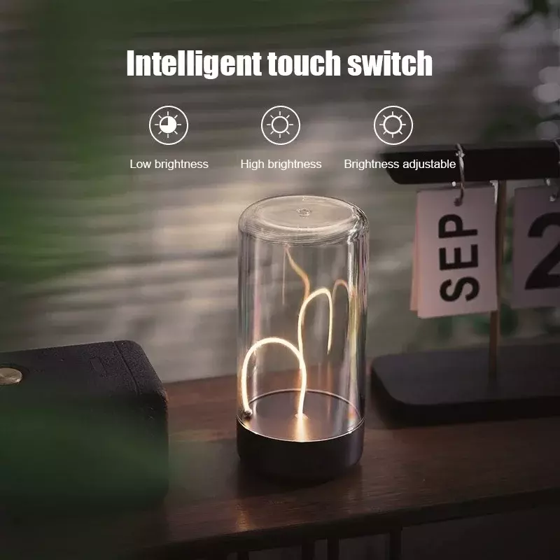 Kreatives Design magnetisches Licht schnur lose Minimalismus Tisch lampe Home Wohnzimmer Nachtlicht Outdoor Camping Atmosphäre Licht