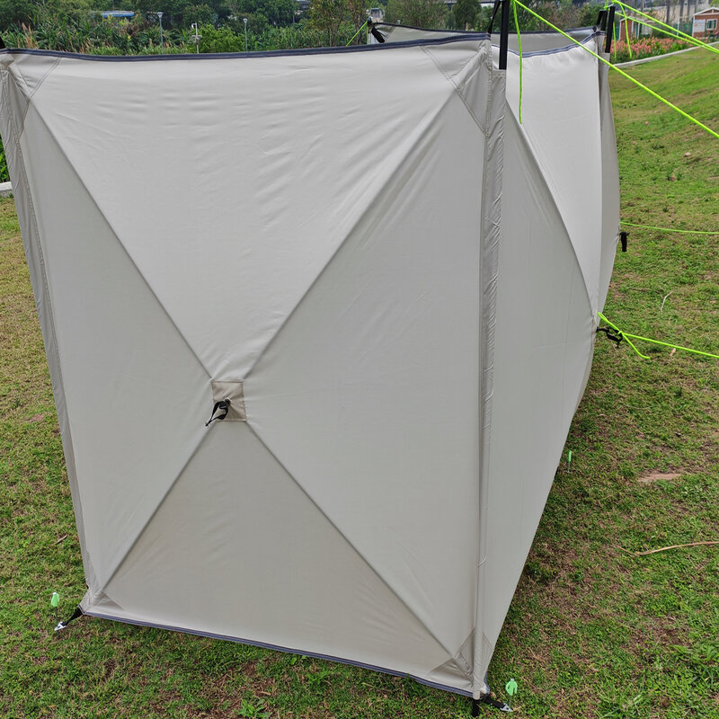 Folding Outdoor Camp Windscreen Gas Stove Burner Shelter Windbreak Wall For Hiking Picnic Assembly Free Folding Wall 3/4.5/5.6M