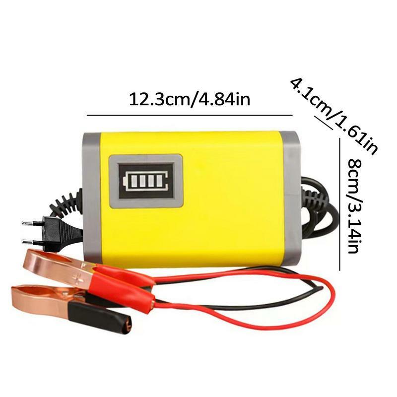 Battery Charger Maintainer Smart 12V Fast Motorcycle Battery Adapters Moto Accessories For Scooter RV Truck Dirt Bike Street