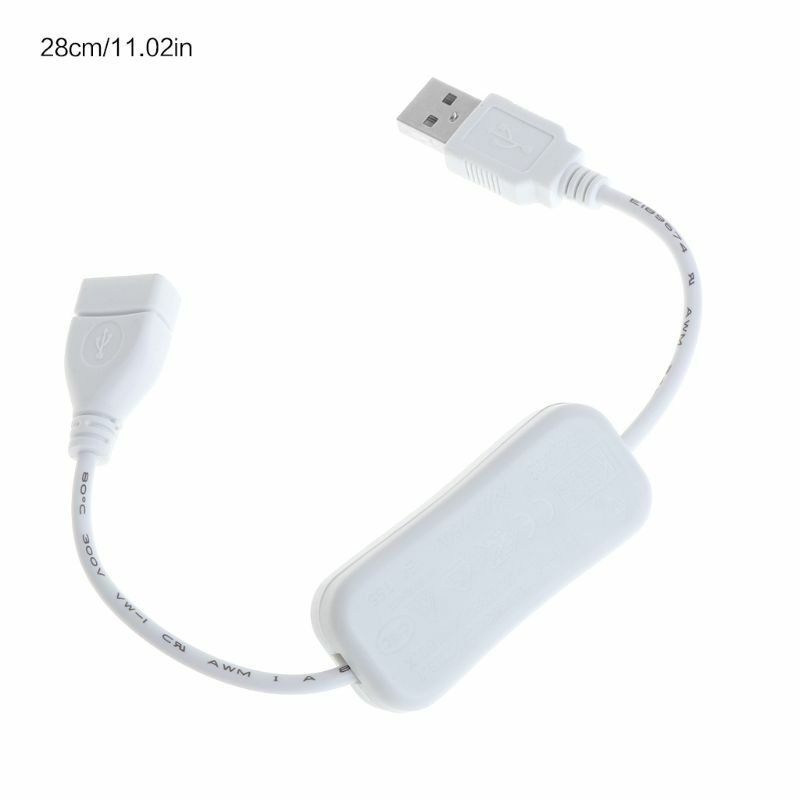 สาย USB ใหม่ 28 ซม. USB 2.0 ชายหญิง Extender สีขาวพร้อม Dropship