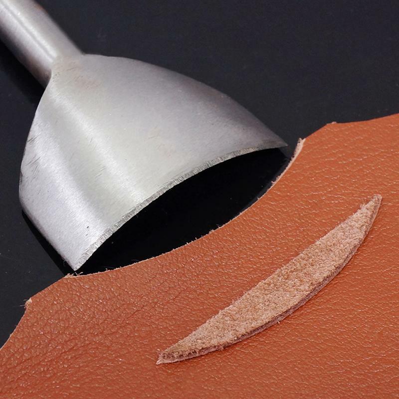 Leather Half-Round Cutter Punch 15MM Professional Leather Punching Tool Semi-circular Edge And Ergonomic Handle Punch For