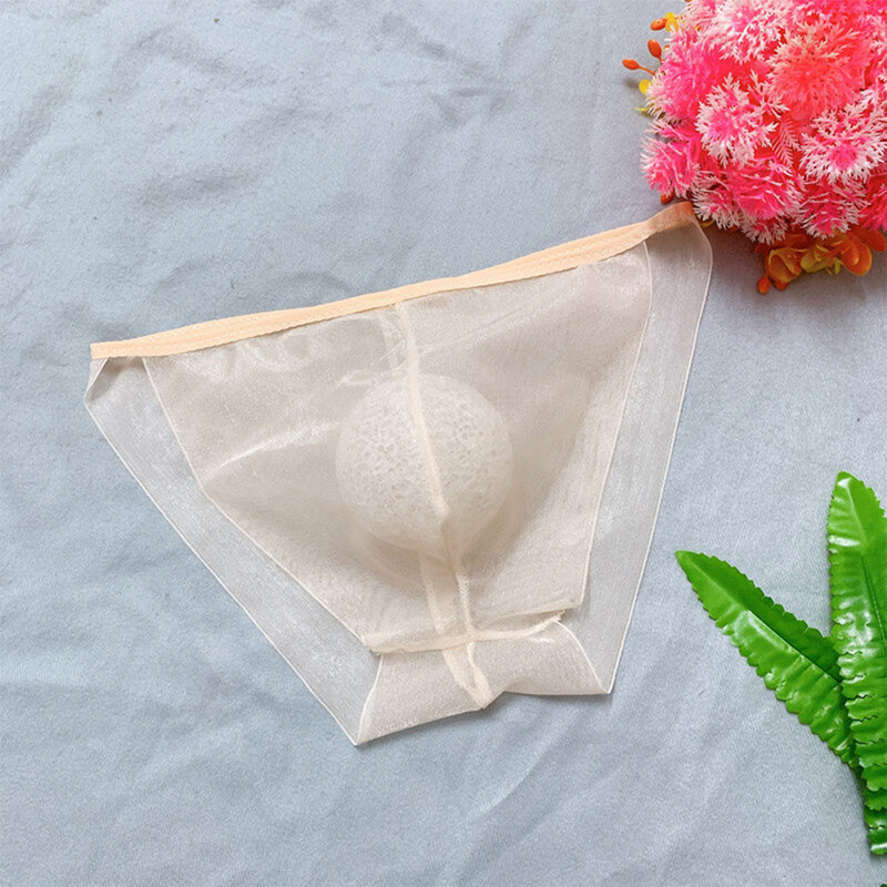 Undies Short Brief Underpants Mens Panties Mesh Sheer Men\'s Lingerie Seamless Briefs See through Sexy Underpants