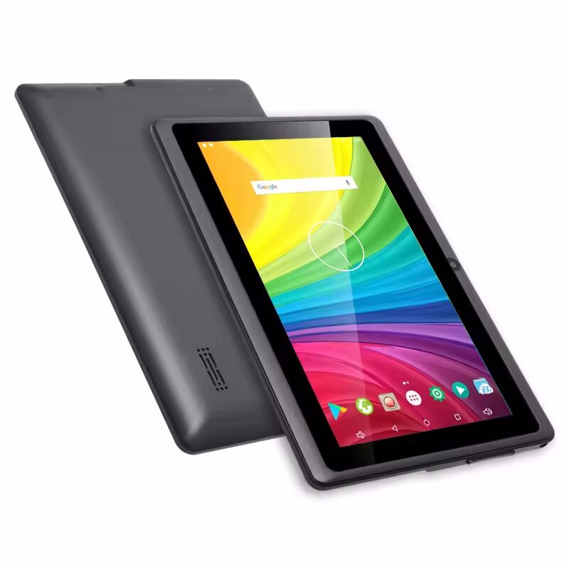 Tablet PC Android 10 para crianças, carregador DC, câmera dupla, Quad Core, 7 polegadas, 2GB DDR + 16G, llwinner A33, CPU, tela IPS 1024x600